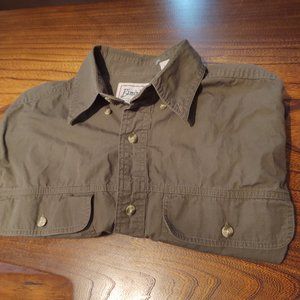 Olive Green Long Sleeve Work shirt